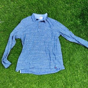 Faherty long sleeve polo